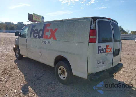 2012 Chevrolet Express 2500 Work Van из США, поврежденный, VIN 1GCWGGCG1C1187870